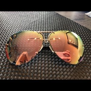 Large Aviator Rainbow Sunglasses
